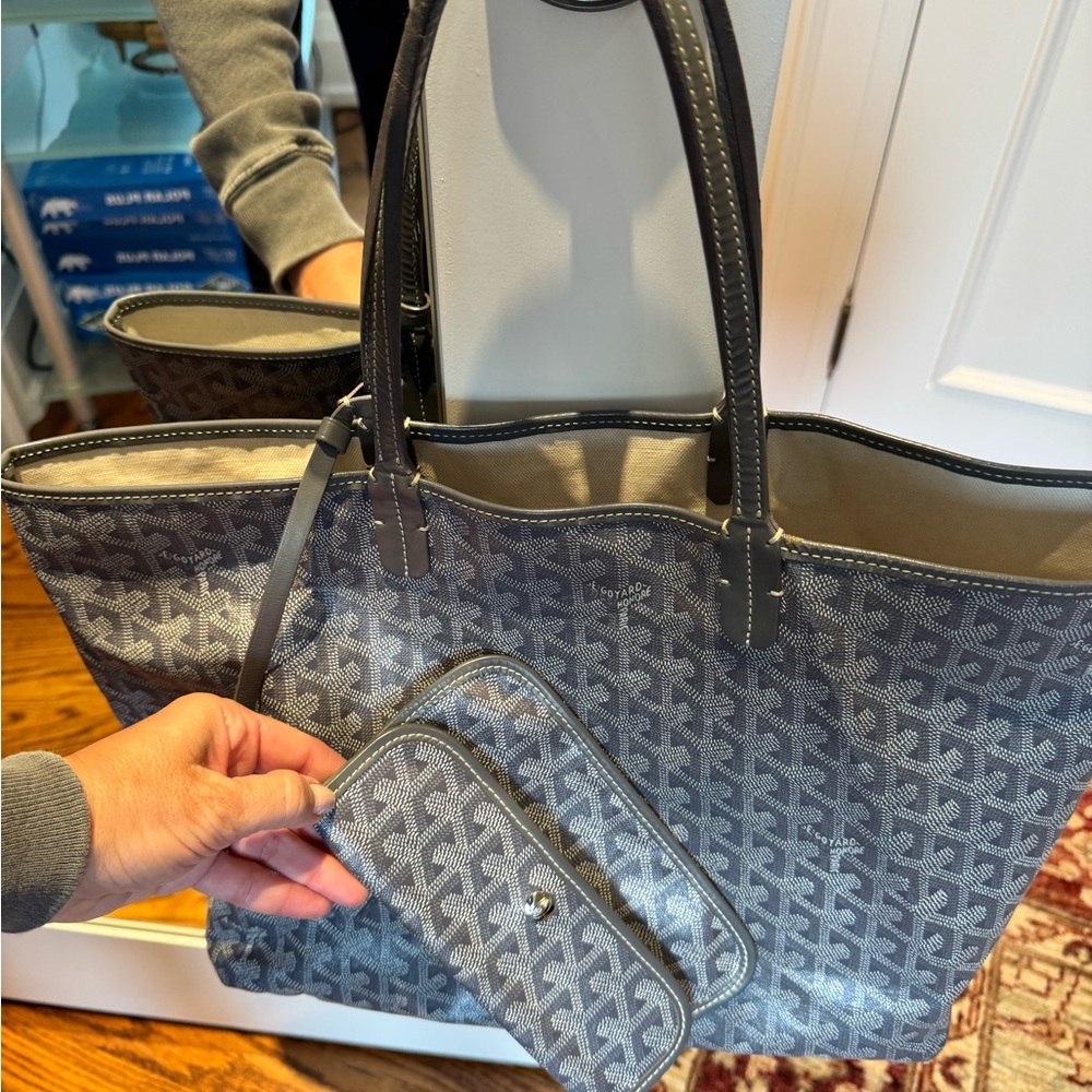 Authentic Grey Goyard St. Louis PM TOTE - Picture 16 of 16
